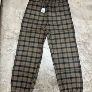 NWT FIlson Alaskan Guide Jogger Fast Track Plaid Brown Lounge Pants Mens